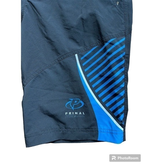 Primal Cycling Apparel Shorts Women’s Size XXL Black And Blue Sports - Picture 3 of 6